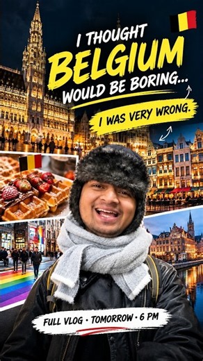 I Thought Belgium Would Be Boring… I Was VERY Wrong 🇧🇪 #shorts
