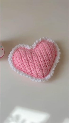 Crochet Small Heart 💕 Cute Valentine Idea