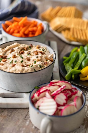 Blue Cheese Dip Recipe {Veggie Dip} - The Cookie Rookie®