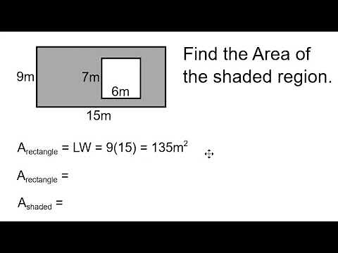 Find Area of the Shaded Region Example 1