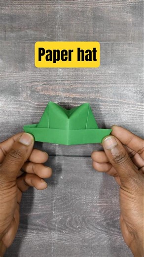How to Make a Paper Hat Origami #shorts #origami