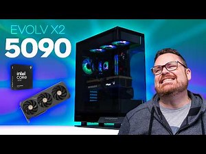 Beautiful $4300 RTX 5090 Gaming PC in the Phanteks Evolv X2 Case