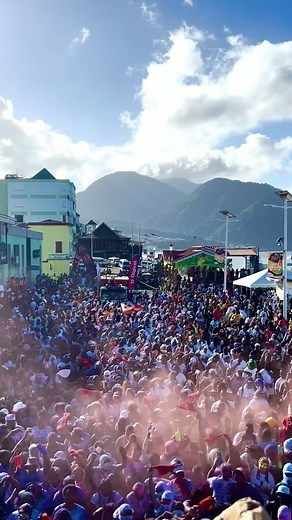 Signal Band Jouvert morning with Mad People! 🇩🇲🎶🎭 📷 @danielfadelle | Dominica Festivals