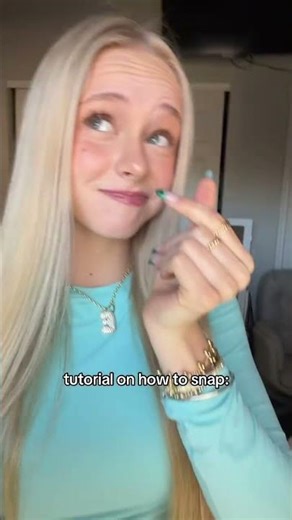 tut on how to snap your fingers!😍