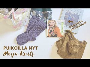 Keskeneräiset neuleet (vko 19/2026) ja taas arvotaan kirja!