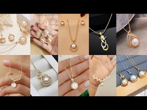 Simple Pearl Pendants Designs/Stylish Pearl Pendant Design Collection 2025-2026/women pearl pendant