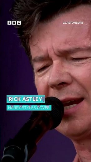 Rick Astley sings Harry Styles 'As It Was' in Glastonbury Festival 2023 | BBC Radio 2