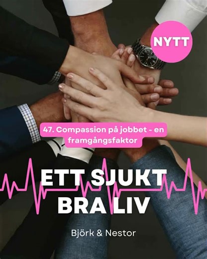 Vi hör ofta om ledarskap som handlar om prestation, effektivitet och resultat. Men vad händer om vi i stället utgår från medkänsla – både mot andra och mot oss själva? I det här avsnittet pratar vi om vad ett compassionfokuserat ledarskap och medarbetarskap kan göra för en arbetsplats. Välkommen att lyssna på podden Ett sjukt bra liv! Podden finns i vår bio eller där du vanligtvis lyssnar på poddar! 🎧 Tack till våra sponsorer: @mwhofsweden som gör kläder så bra att du aldrig vill bära något ann
