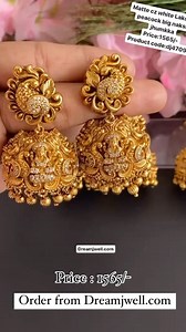 7.4K views | New arrival Nakshi jhumkka! Use the product code given...