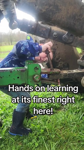 "Tractoring" is a verb around here and it's a top favorite thing to do...