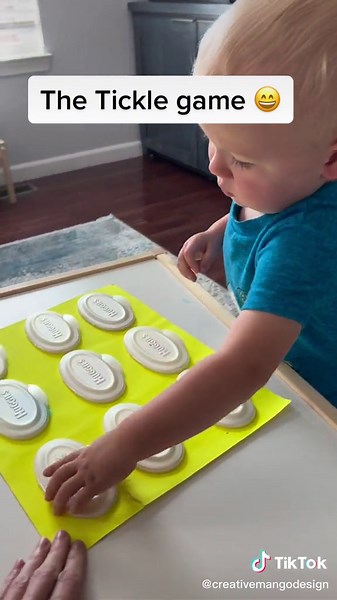 Fun Tickle Game with DIY Cardboard Board
