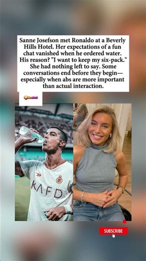 Influencer Names Ronaldo "Worst Celebrity" Over Awkward Six-Pack Chat
