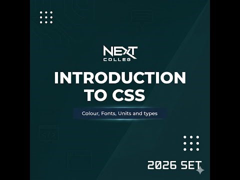 Introduction to CSS | Colours, Fonts, Units & CSS Types Explained