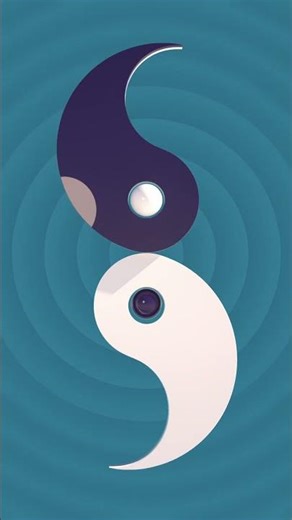 Yin Yang Infinite Assembly Loop #satisfying #blender #animation