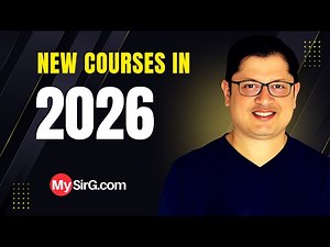 From Beginner to Pro in 2026 | New MySirG Courses + Career Guidance (LIVE)