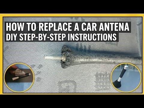 How to Replace a Car Antenna AUDI SEAT VW SKODA