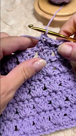 ✨ Point Crochet Original : 3 Brides dans la Même Maille pour un Effet Fou ! 🧶