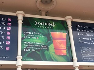 New Seasonal Drinks at Joffrey's Kiosk in Epcot | Chip and Company