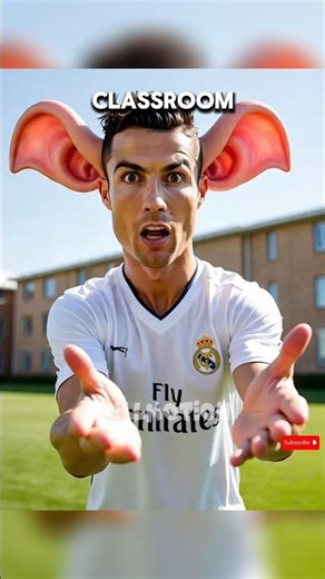 Ronaldo’s CRAZY Ear Explosion! 😱😂 #shorts