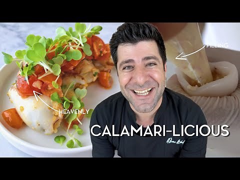 Calamari-licious Stuffing - Squid in a Fresh Italian Tomato Sauce