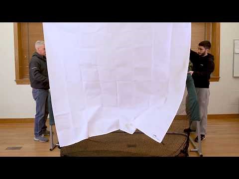 The Net Return Pro Series Simulator Screen Installation