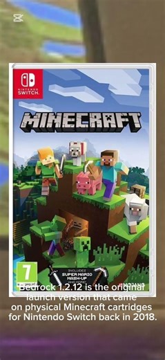 The Forgotten Minecraft Switch Version (Bedrock Version 1.2.12)