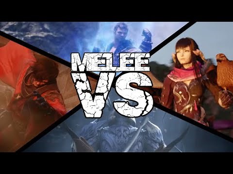 FFXIV VERSUS - Monk vs Dragoon vs Ninja vs Samurai (Melee ShB Edition)