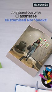 1.7K reactions | Add a little magical touch to your Classmate notebooks by personalising them just the way you like them. Visit classmateshop website to upload your photos and place the order. Show them off by carrying them with you wherever you go! For any queries, contact us on care@classmateshop.com or call our customer care at 18004253242 (Monday to Friday from 9.30AM to 5.30PM) | Classmate | Facebook