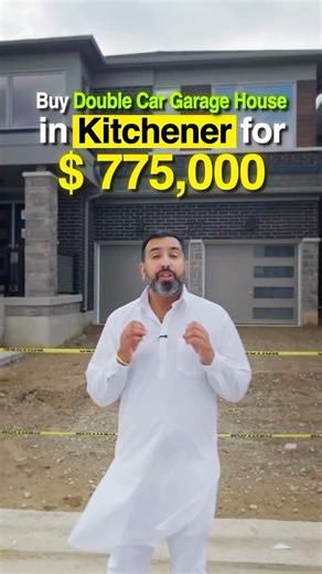 26K views · 391 reactions | You can get a double car garage house in Kitchener for just $775,000 . For this price, you’d only get a semi-detached in Brampton or a townhouse in Mississauga But in Kitchener, you’re getting 4 big rooms and a 3,500 sq. ft. lot like a palace . Book it with just $20,000 token money. Comment “Kitchener” to know more! | Ravi Dhir | Facebook
