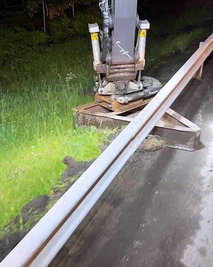 35M views · 10K reactions | Genius use of an excavator as a lawnmower   | UNILAD | Facebook