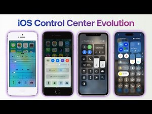 iOS Control Center Evolution | From iOS 7 to iOS 26