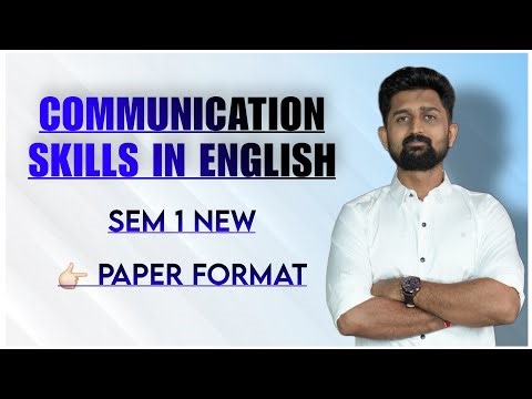 COMMUNICATION SKILLS IN ENGLISH PAPER FORMAT | GTU DIPLOMA SEM 1 NEW SYLLABUS | GTU EXAM PAPER STYLE