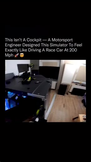 prosperity | It looks like a real race car cockpit, but it’s not. 🏎️ 🏁 A motorsport engineer built this simulator to replicate the precise sensation of... | Instagram