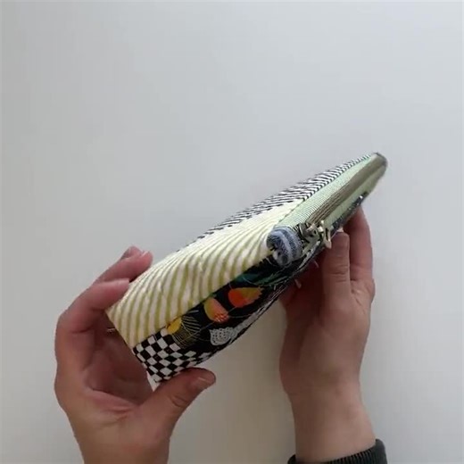 Shetland Quilted Pouch Sewing Pattern   Video, Zipper DIY (PDF Pattern) - Etsy