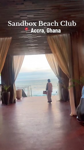 Sunset Paradise at Sandbox Beach Club in Accra, Ghana