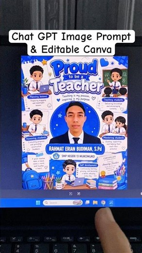 Prompt buat gambar di chat gpt dan bisa edit di canva #textgenerator #chatgptprompts #chatgptimage