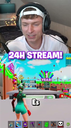 24 Stunden Brainrot ...💀 #fortnite #challenge #streamer