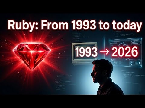 History of Ruby Programming Language | From 1993- Ruby 4.0 #RubyOnRails #WebDevelopment #LearnCoding