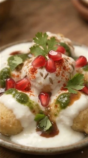 making Dahi Bhalla Recipe 😍 #food #cooking #ytshorts