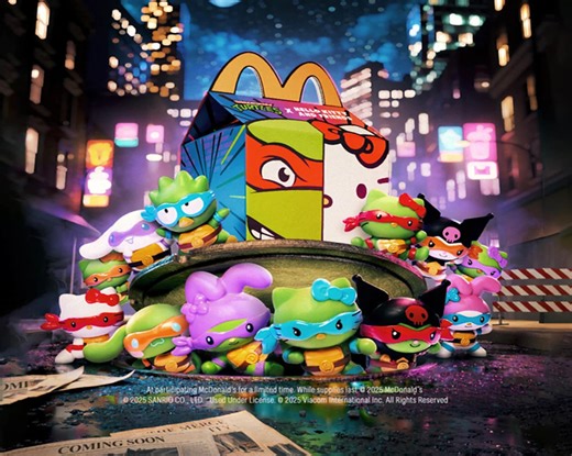 McDonald’s Latest Happy Meal Is a Hello Kitty and Ninja Turtles Mashup