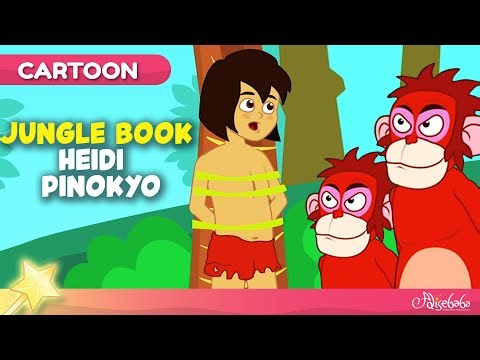 The Jungle Book + Heidi + Pinocchio | Bedtime Stories for Kids in English | Fairy Tales