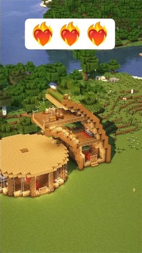 1. “Built a PERFECT CIRCLE in Minecraft… or did I? 😱❤‍🔥😱#shorts
