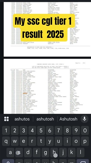 Ssc cgl 2025 tier 1 result #ssc #sscresult2025 #shorts #gs #matha #english #ssccpo #sscmts #ntpc