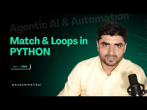 Day 6: Match Case & Loops in Python | Logic Building for Beginners