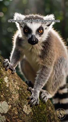 Stop scrolling. This animal looks fake… but it is real.This is a lemur from Madagascar.