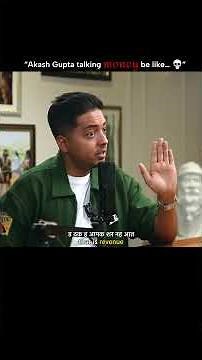 Income discussion ☠️😂 Between Aakash Gupta and Prakhar Gupta #shorts