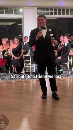 Best Man's Touching Tribute to Lost Friend at Wedding