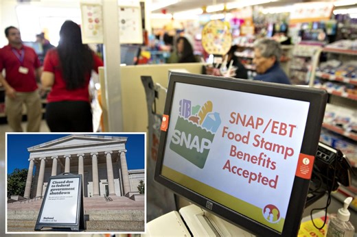 SNAP recipients warned of food stamp cuts starting next week thanks to government shutdown
