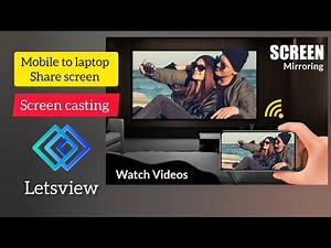 Mirror casting or screen share kaise karen? how to use letsview application ? phone casting in pc !