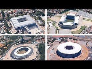 World Cup 2014: fly around the stadiums in Brazil